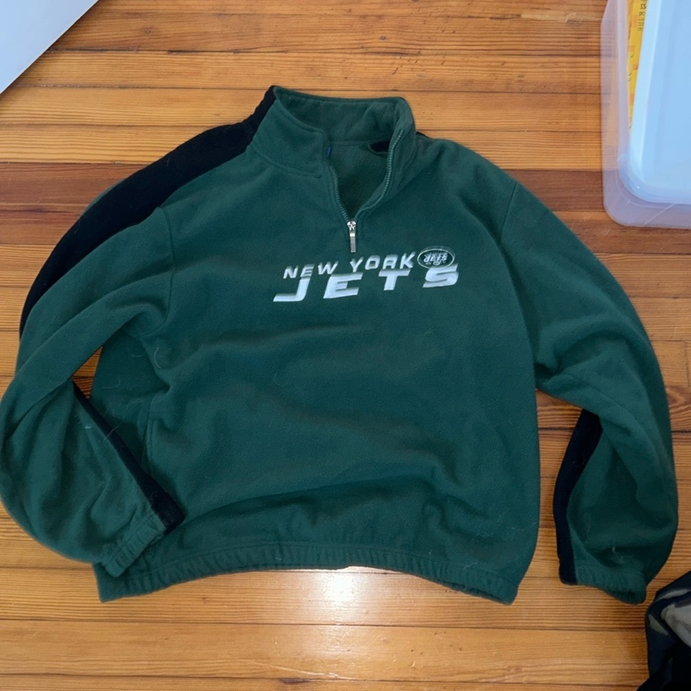 Vintage jets quarter zip